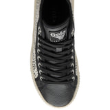 Gola Women's Baseline High Safari Pure Sneakers | Black/Cheetah