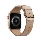 Nomad Modern Apple Slim Watch Strap 40mm / 38mm | Natural/Gold Hardware