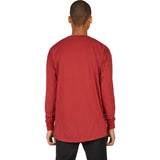 Zanerobe Sponsor Rugger Long Sleeve Men's T-Shirt | Dark Cherry