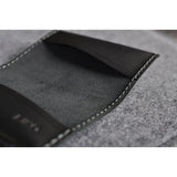 Kiko Leather Two Fold Card Case | Black 136