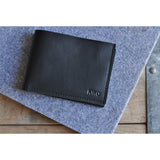 Kiko Leather Sleek Bi-Fold Wallet | Black 139