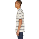 Zanerobe Stripe Box Men's T-Shirt | Natural/Duke Blue