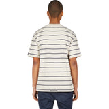 Zanerobe Stripe Box Men's T-Shirt | Natural/Duke Blue