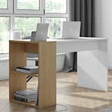 Temahome Harbour Desk | Pure White / Oak