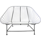 Innit Designs InLove Love Seat Couch | Black/White