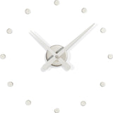 Nomon Rodon Mini L Wall Clock | Chromed Brass/Walnut