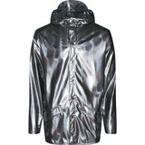 Rains Waterproof Holographic Jacket | Holographic Steel