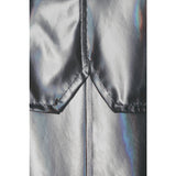 Rains Waterproof Holographic Jacket | Holographic Steel