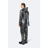 Rains Waterproof Holographic Jacket | Holographic Steel