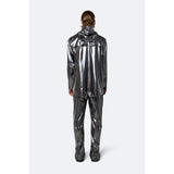 Rains Waterproof Holographic Jacket | Holographic Steel