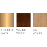 Nomon Brisa Mixto Clock | Body in Walnut and Oak Wood