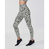 Michi Leopard Verve Legging | Ivory