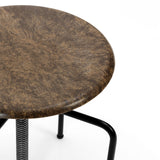 Mater Furniture Mask Stool | Mask/Black Steel Frame