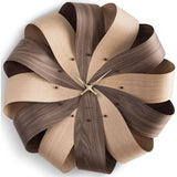 Nomon Brisa Mixto Clock | Body in Walnut and Oak Wood