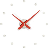 Nomon Rodon Mini L Wall Clock | Chromed Brass/Walnut