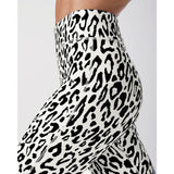 Michi Leopard Verve Legging | Ivory