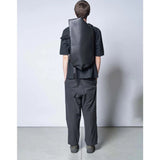 Cote & Ciel Isar Allura Recycled Leather Backpack | M, Black