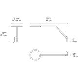 Artemide Vine LED Wall Light | 8W 3000K 90CRI Black MP-MV
