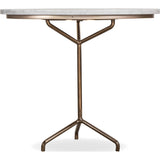 Resource Decor Rose Side Table | White Marble/Rose Gold
