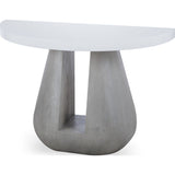 Resource Decor Gray Console Table | Oak