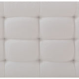 Resource Decor Duke Poster King Sized Bed | Snow White/Gray Oak