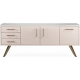 Resource Decor Diaz Chest | Dusty Pink/Rose Gold