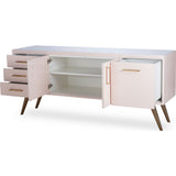 Resource Decor Diaz Chest | Dusty Pink/Rose Gold