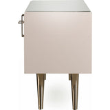 Resource Decor Diaz Chest | Dusty Pink/Rose Gold