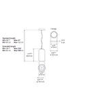Artemide Gople Mini Suspension Max 7W/E12