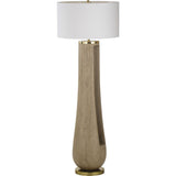 Resource Decor Gray Floor Lamp | Resin