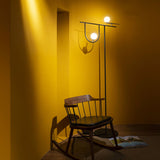 Artemide Yanzi Floor LED Light | 19.9W 3000K 90CRI Black/Yellow w/Dimmer ETL