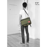 Manhattan Portage Large Europa Messenger Bag with Zipper | 1440Z BLK / 1440Z CAM / 1440Z GRN / 1440Z GRY / 1440Z MUS / 1440Z NVY / 1440Z OLV