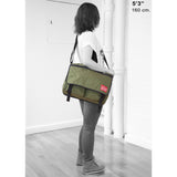 Manhattan Portage Large Europa Messenger Bag with Zipper | 1440Z BLK / 1440Z CAM / 1440Z GRN / 1440Z GRY / 1440Z MUS / 1440Z NVY / 1440Z OLV