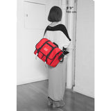 Manhattan Portage Medium Trotter Messenger Bag | Dark Brown 1455 DBR / Navy 1455 NVY / Red 1455 RED