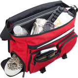 Manhattan Portage Medium Trotter Messenger Bag | Dark Brown 1455 DBR / Navy 1455 NVY / Red 1455 RED