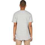 Zanerobe Stripe Rugger Men's T-Shirt | Storm Marle/Duke Blue