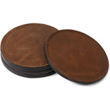 Moore & Giles Leather Coasters | Set Of 6