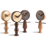 Nomon Nena Clock | Metallic Parts In Graphite Finished Brass