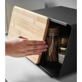 Yamazaki Bread Box with Cutting Board Lid