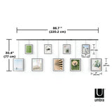 Umbra Exhibit 9Op Picture Frames, Set of 9
