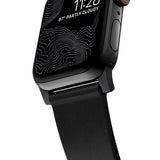 Nomad Modern Apple Watch Strap | Black Leather/Black Hardware