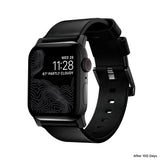 Nomad Modern Apple Watch Strap | Black Leather/Black Hardware