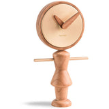 Nomon Nena Clock | Metallic Parts In Graphite Finished Brass