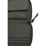 RAINS Matte Fabric Small Wallet