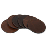 Moore & Giles Leather Coasters | Set Of 6