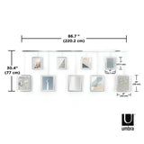 Umbra Exhibit 9Op Picture Frames, Set of 9