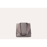 Kiko Leather Modern Tote Bag | Grey