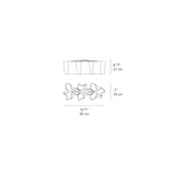 Artemide Logico Micro Triple Linear Ceiling Light Max 3X60W Grey/White