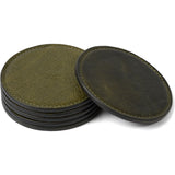 Moore & Giles Leather Coasters | Set Of 6
