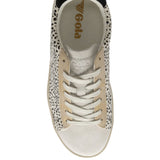 Gola Women's Nova Oasis Sneakers | Off White/Cheetah